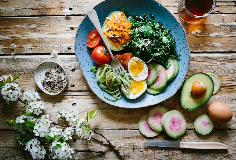 Fresh fruits, vegetables, and whole foods for heart-healthy eating